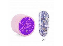 ADRI COCO Светоотражающий гель для дизайна Adri Shine № 04 Сказочный фиолетовый 5 мл