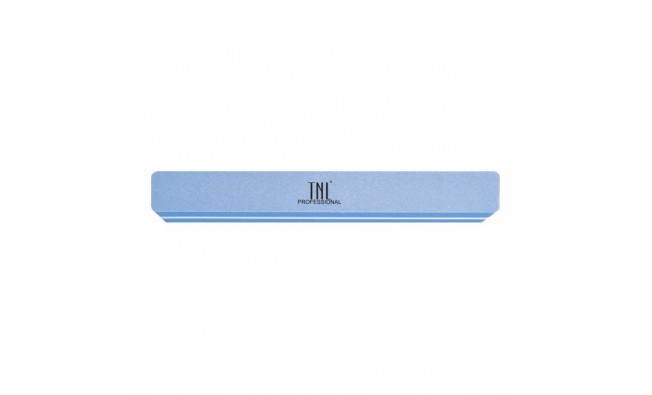 TNL Полировщик для ногтей голубой широкий 100*180