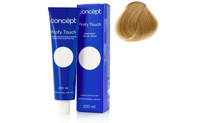 Concept Крем-краска для волос Profi Touch 8,0 блондин 100 мл 
