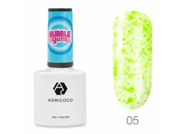 Гель-лак ADRICOCO Bubble gum т 05 Кислотный лимон 8 мл