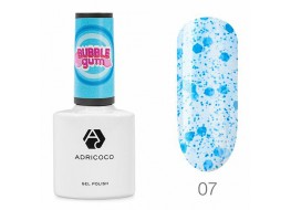 Гель-лак ADRICOCO Bubble gum т 07 Морозная голубика 8 мл