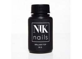 NIK NAILS "Brilliant Top" Топовое покрытие для гель-лака без липкого слоя