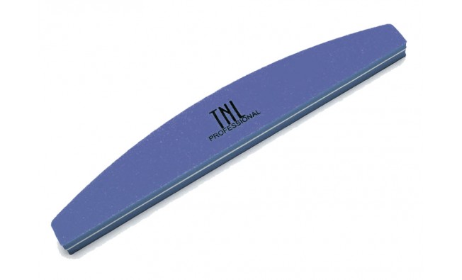 TNL Полировщик для ногтей фиолетовый полукруг 180*220