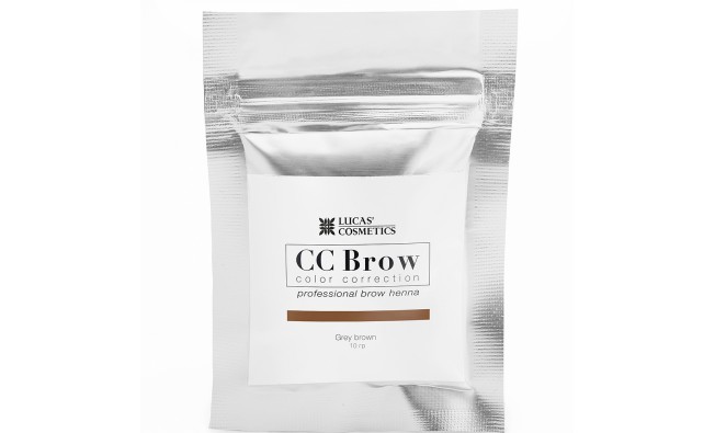 Хна для бровей СС Brow Grey brown Серо-коричневый САШЕ 10 гр (00079)
