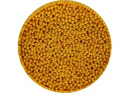 Бульонки металлические золото um-001