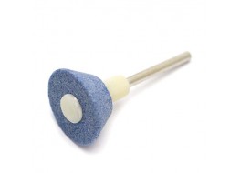 Насадка на дрель керамическая конус перевёрнутый голубой