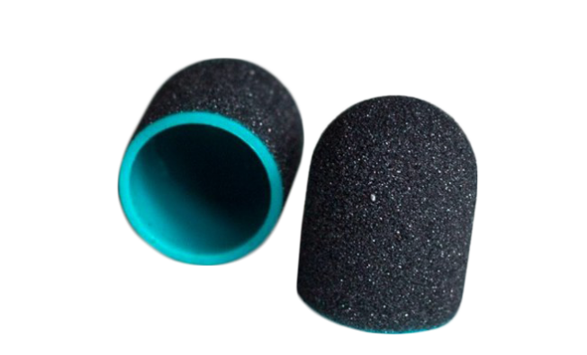 Колпачки шлифовальные d 13 мм*150 черные с пластиковым основанием