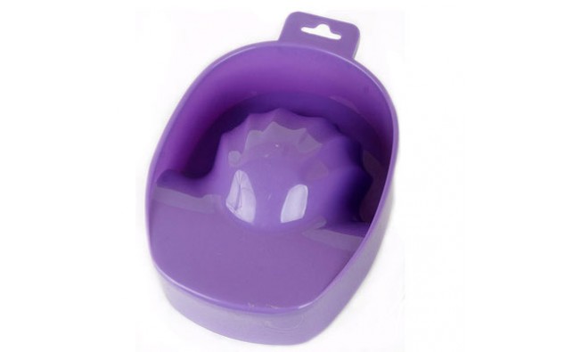 Ванночка для маникюра пурпурная