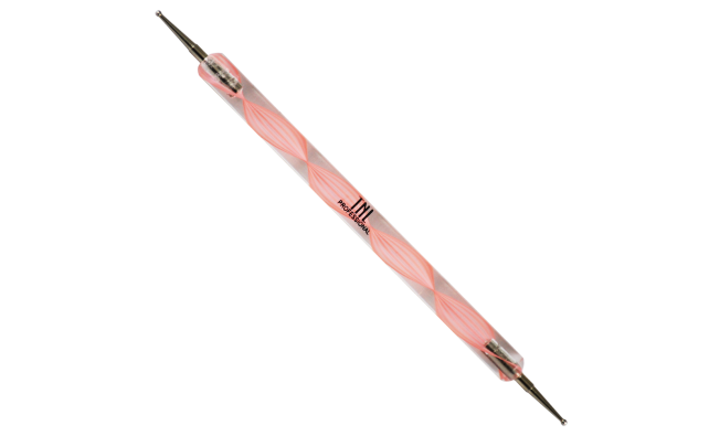 Дотц двусторонний розовый пластик 1-2 мм