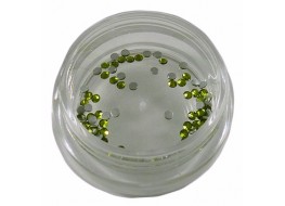 Стразы стекло SS2 Оливково-зеленый (Olive green)